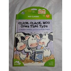 LeapFrog Tag Reading System Book Click, Clack, Moo Cows That Type Book